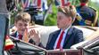 Princ Louis a princ George na Trooping the Colour
