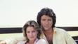 Priscilla Presley s Patrickem Duffym v seriálu Dallas