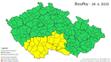 Mapa výstrah - bouřky 24.6.