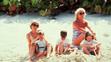 Princezna Diana s princem Harrym, princem Williamem a svou matkou, 15. 6. 1990