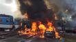Srážka nákladního vozu a vlaku v Olomouci (2)