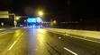 Trosky, úlomky a stopy byly rozesety na 250 metrech od střetu, skútr je až v zatáčce úplně vpředu