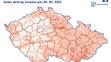 Index aktivity komára pro 8. srpna 2023