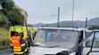 Dopravní nehoda linkového autobusu a dodávky v Ústí nad Labem (1)
