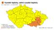 Výstraha před velmi vysokými teplotami