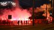 Policejní těžkooděnci zasahovali proti fanouškům Sparty oslavujícím mistrovský titul, 18. 5. 2024 (2)