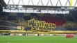 Choreo fanoušků Borussie Dortmund na slavném Signal Iduna Parku