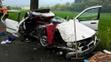 BMW narazilo u Moravské Třebové do stromu - 2