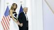 Donald Trump s manželkou Melanií na inauguračním plese po složení přísahy