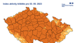 MAPA Aktivita klíšťat, 3. 5. 2023
