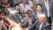 Trumpovi vyrazili v Japonsku na sumo - 2
