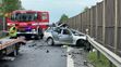 Řidič BMW nepřežil srážku s nákladním automobilem u Velvar