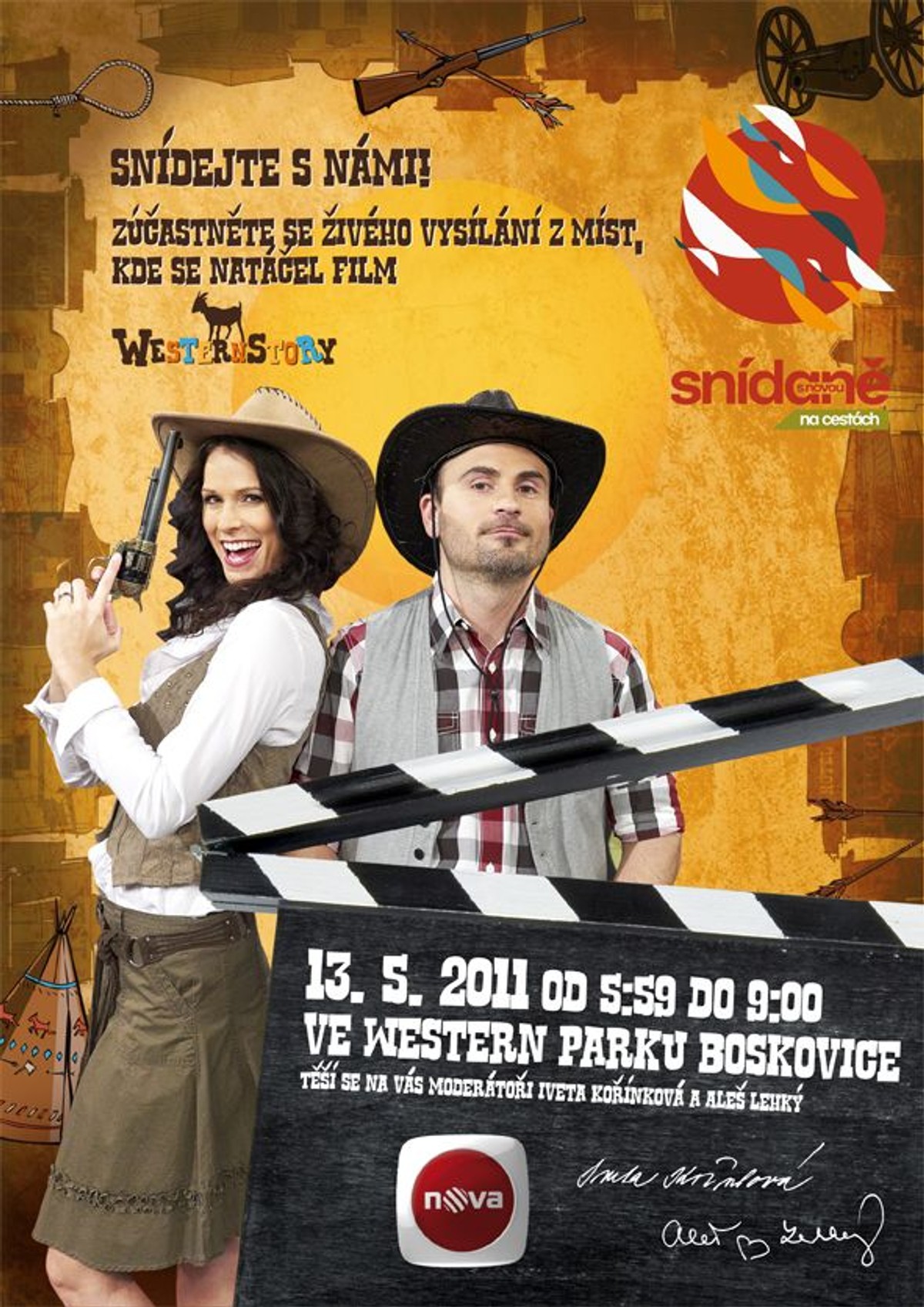 Kde se natáčí Snídaně s Novou?