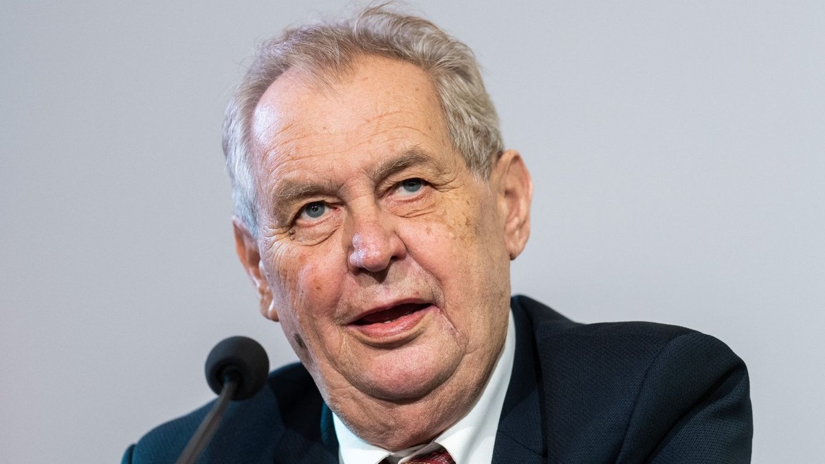 Präsident Milos Zeman liegt im Krankenhaus.  Er sollte ein paar Tage dort bleiben