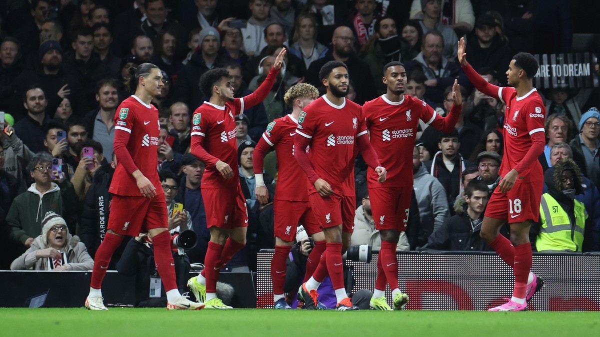 Liverpool worried about the result but progress to the Carabao Cup final