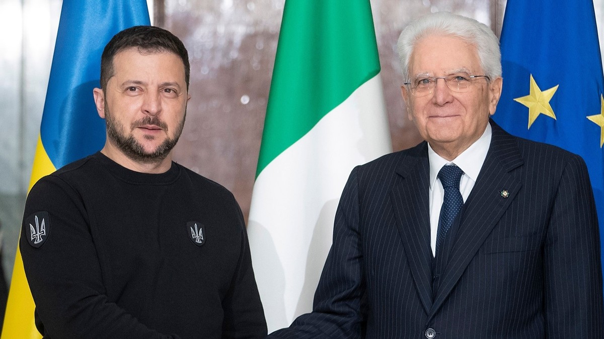Il presidente italiano promette più aiuti all’Ucraina.  Zelenskyj ha incontrato anche il Papa