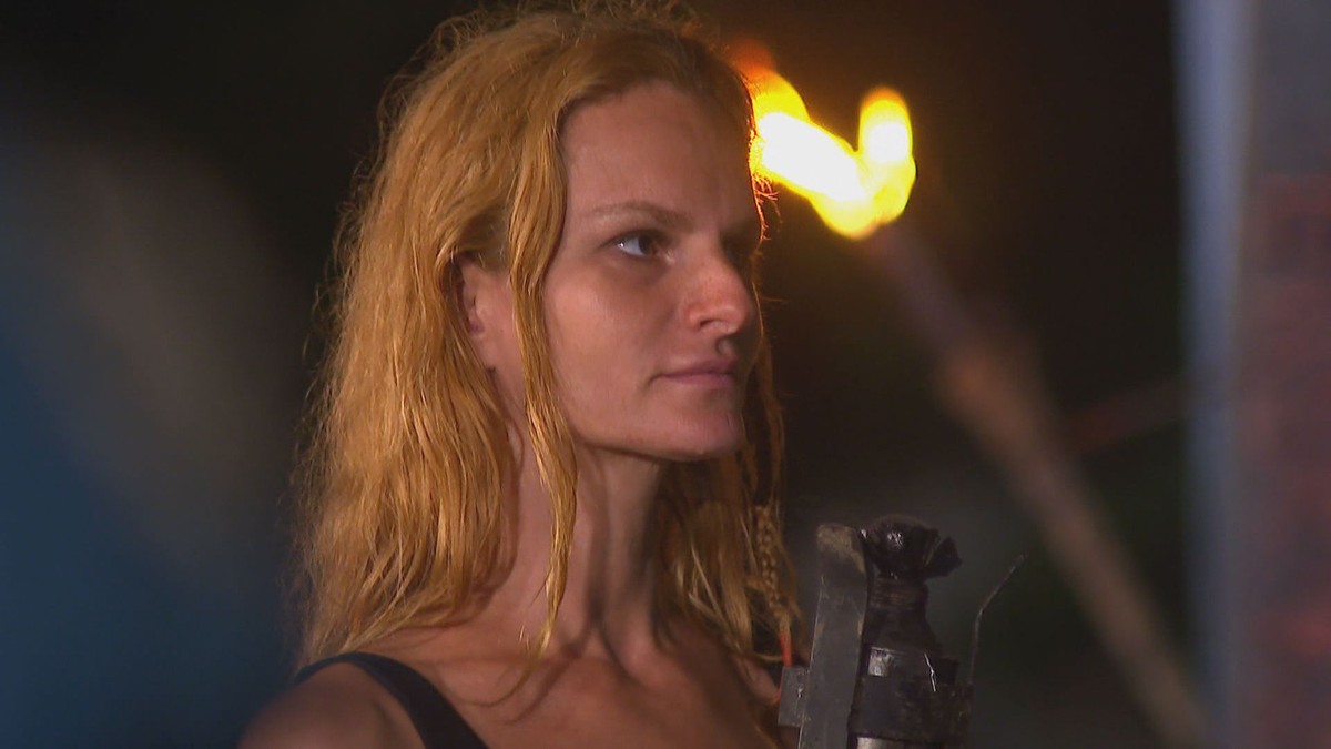 Pazderková was bragging about her boyfriend.  She met him on Survivor