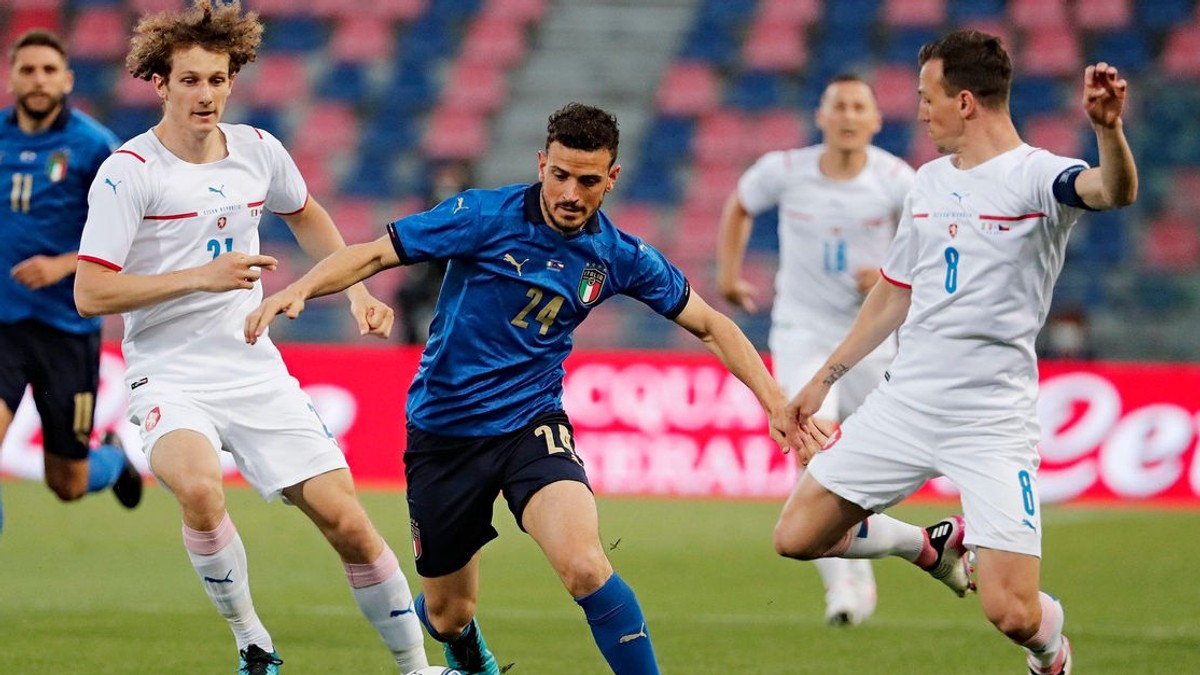 Perdente in preparazione.  Il calciatore ceco riceve quattro gol dall’Italia