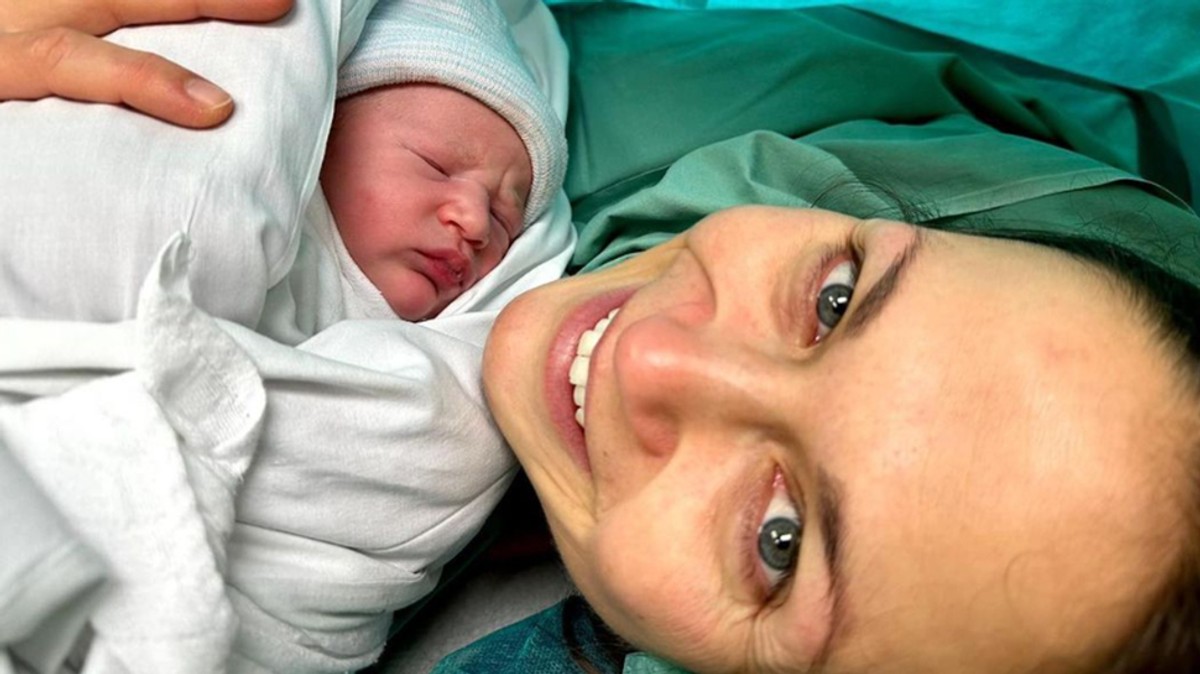 The Street star has given birth to a beautiful baby boy!  She was given a traditional Czech name