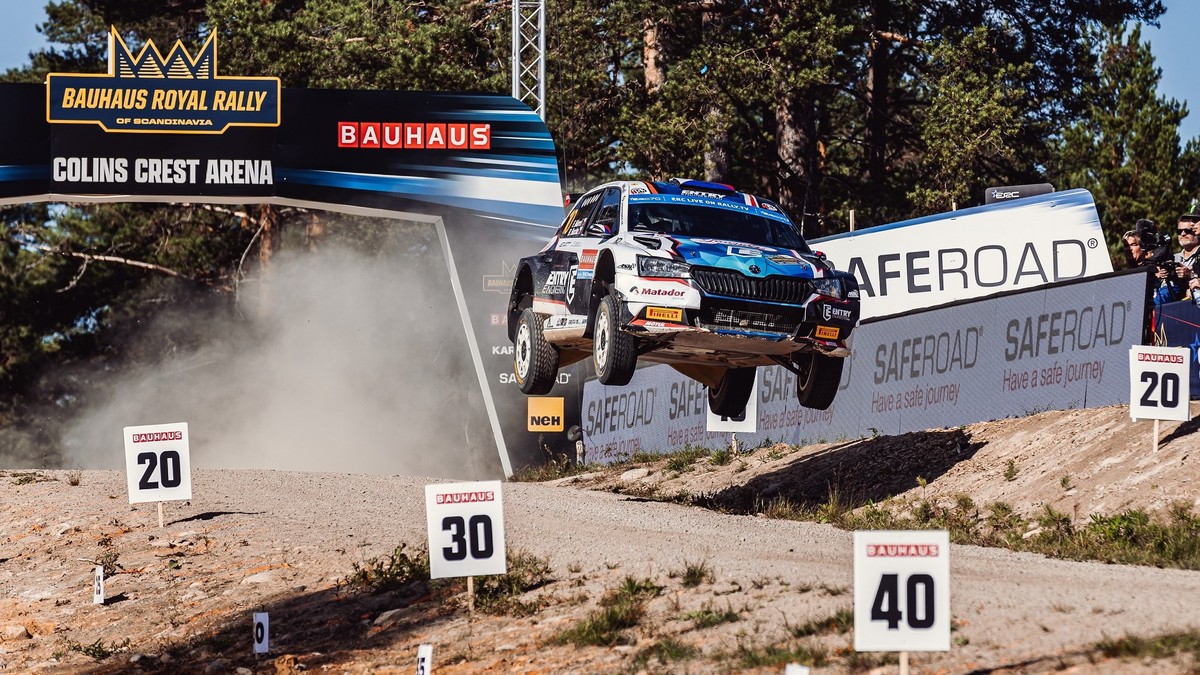 Mareš strålte på Rally Sweden.  Han ble nummer seks i EM