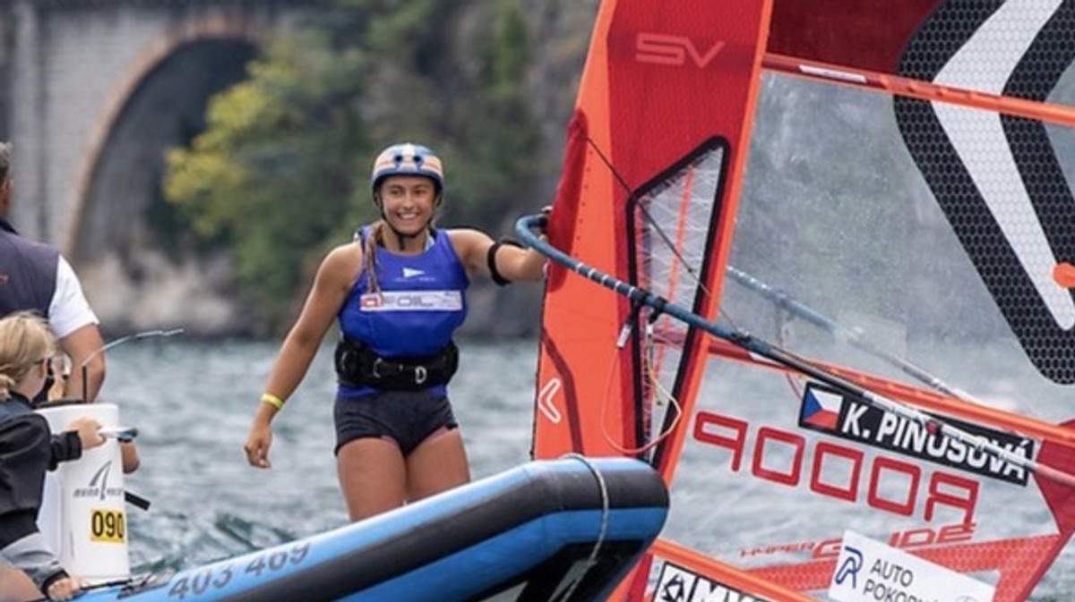 Czech windsurfing has been hugely successful.  Kristýna Piňosová is European champion