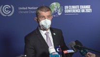 Tisková konference Andreje Babiše z konference v Glasgow