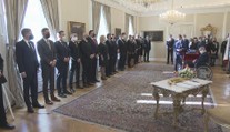 Prezident Zeman jmenoval vládu Petra Fialy
