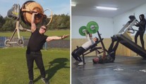 VIDEO: Extrémní silák hvězdou internetu. Hřebíky zatlouká holýma rukama