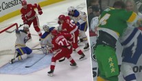 Momenty týdne v NHL: Tuch suploval gólmana, Lauko promluvil pěstmi