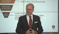 Tisková konference po jednání vlády o cenách energií