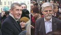 Babiš a Pavel dál bojují o voliče. Oba v regionech vítaly davy příznivců