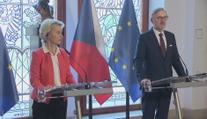 Von der Leyenová v Praze promluvila na Green Deal Summitu a setkala se s Fialou