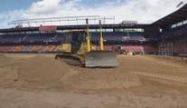 Fotbalový stadion Sparty bude mít nový trávník