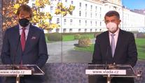 Tisková konference vlády: Premiér a ministr zdravotnictví představují nová opatření