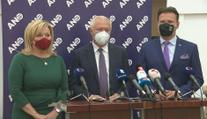 Tisková konference poslaneckého klubu ANO