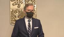 Tisková konference vlády po jednání s Asociací krajů ČR