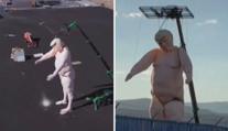 VIDEO: Pobouření v Las Vegas. Umělec odhalil nahou sochu Donalda Trumpa