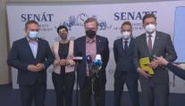 Tisková konference koalic SPOLU a PIRSTAN