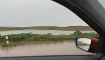 Reportér po celý den mapoval nepříznivé počasí. Vydatné deště na jihu Moravy zaplavily pole