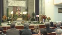 Pohřeb zavražděného učitele