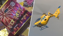 Pyrotechnika chlapci explodovala v ruce. Letěl pro něj vrtulník