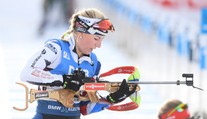 Čeští biatlonisté v Číně dodrželi tradici. Před boji o medaile zpívali oslavenkyni