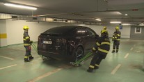 Temelínští hasiči loni zasahovali téměř 50krát mimo elektrárnu, nejčastěji u nehod
