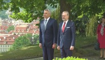 Rakouský kancléř navštívil Česko. O energetice jednal s Fialou i s Jurečkou