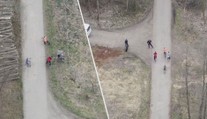 Policie ukázala video z uzavřené oblasti: Takhle porušují nařízení státu