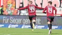 Karafiát dal první gól za Norimberk. V závěru rozhodl o těsné výhře