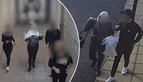 VIDEO: Zákazníci utíkali z kadeřnictví před policií, zachytila je kamera