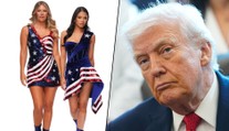 Dárek pro Trumpa? Krásky z UFC odhodily bikiny a oblékly americkou vlajku