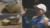 Colin McRae - hodil auto na střechu, zařadil jedničku a jel dál!