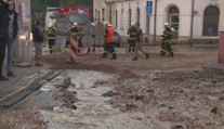 Prudká bouře ochromila Liberec! Padaly kroupy, z ulic byly řeky